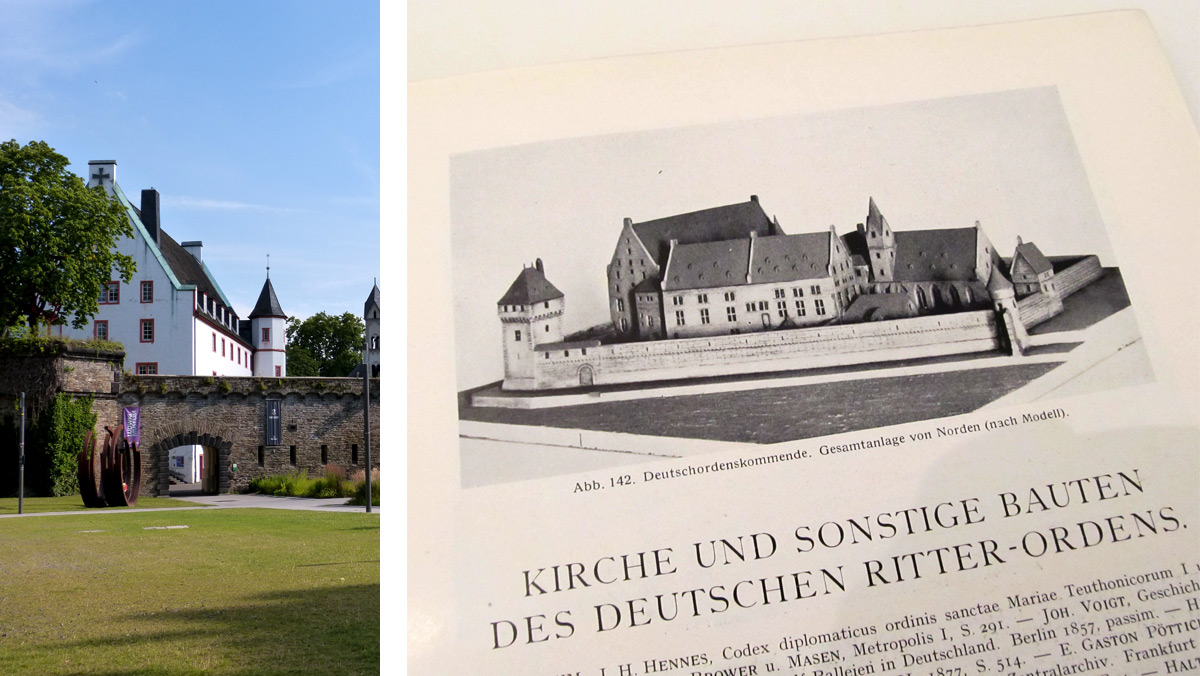 Rekonstruktion des mittelalterlichen Deutschordensgebäude
