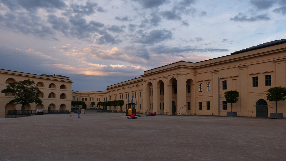 Schlossplatz auf der Festung Ehrenbreitstein