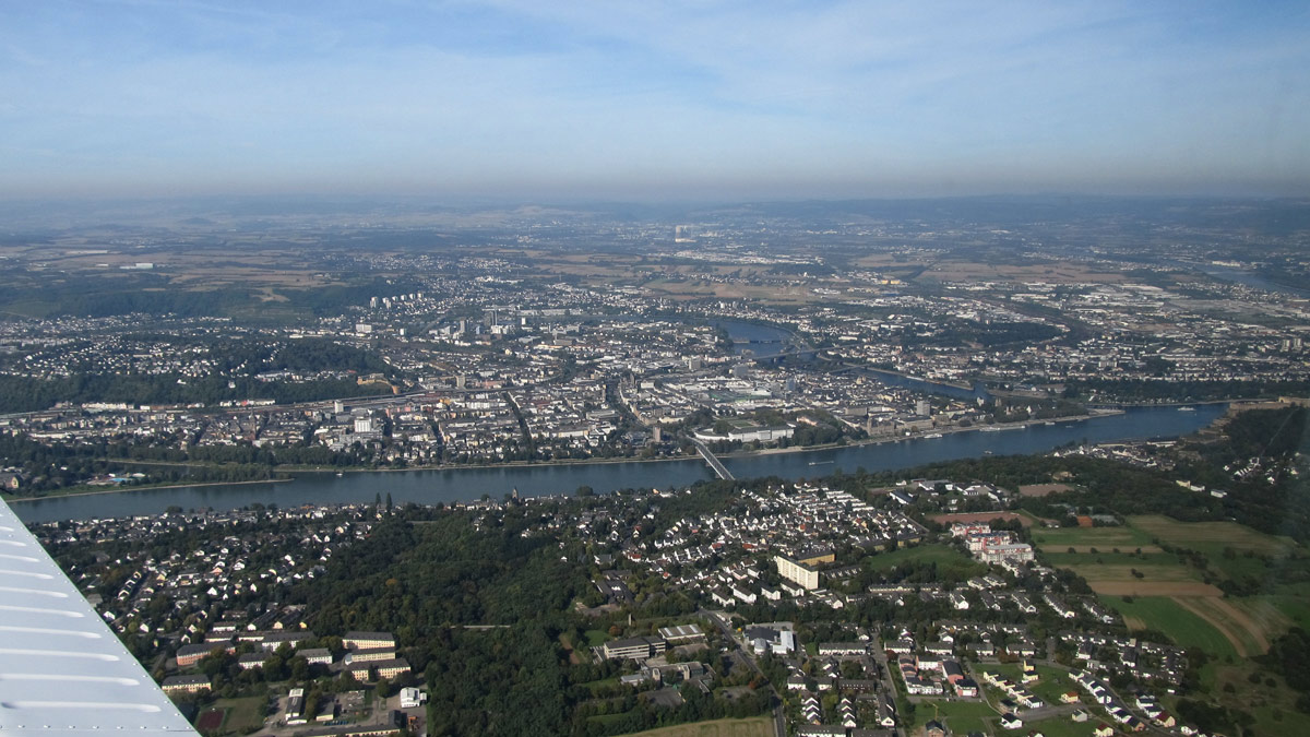 Stadt Koblenz - Rheinufer und Rheinanlagen